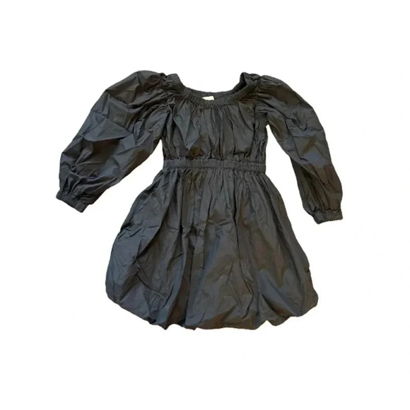 Ulla Johnson Black Noir Martine Elastic Waist Pleated Balloon Mini Dress… - Picture 7 of 14